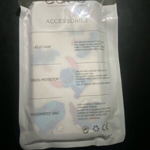 Blue stitch phone case for iphone me 15-16